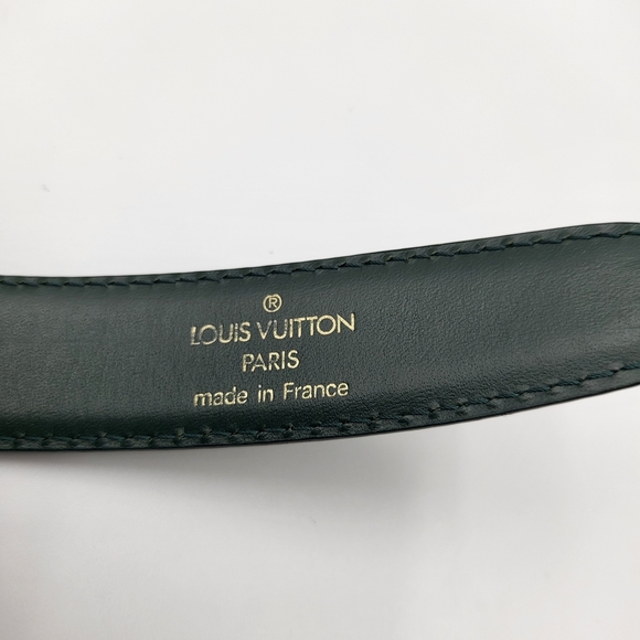 Louis Vuitton Box of 2 Belts Epi & Taiga Leather..Authentic.. main image 7